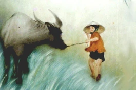 "Được trâu" - trích Thập mục ngưu đồ, tranh Y Sa