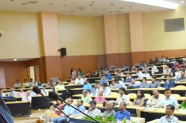 Trong một buổi thuyết trình tại Đại học Nalanda