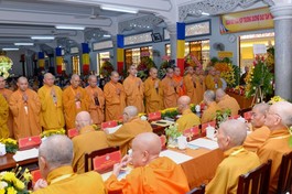 Tân Ban Trị sự GHPGVN quận Gò Vấp nhiệm kỳ 2021-2026 ra mắt tại đại hội 