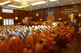 Khai mạc Đại giới đàn Trí Tịnh tại Việt Nam Quốc Tự - Ảnh: Bảo Toàn/BGN