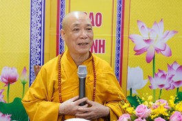 Hòa thượng Thích Bảo Nghiêm, Phó Chủ tịch Hội đồng Trị sự, Trưởng ban Hoằng pháp Trung ương GHPGVN - Ảnh: Diệu Tường
