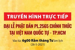 [TRUYỀN HÌNH TRỰC TIẾP] ĐẠI LỄ PHẬT ĐẢN PL.2565 TẠI VIỆT NAM QUỐC TỰ - TP.HCM