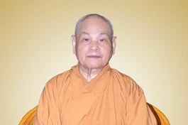 Hoà thượng Thích Thiện Nhơn, Chủ tịch Hội đồng Trị sự GHPGVN - Ảnh: Đăng Huy
