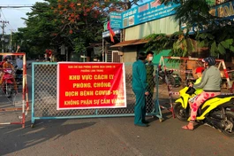 2 phường Linh Trung và Tam Bình (TP.Thủ Đức) với hơn 85.000 dân bị phong tỏa vì liên quan các ca nhiễm Covid-19 cộng đồng từ ngày 18-7
