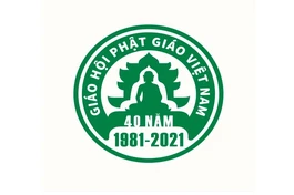 Logo đạt giải nhất, được chọn làm biểu tượng chính thức cho Đại lễ Kỷ niệm 40 năm thành lập GHPGVN