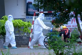 Tính đến 6 giờ ngày 29-8-2021, số ca nhiễm Covid-19 tại TP.HCM đã vượt 200.000 trường hợp - Ảnh: Bảo Toàn/BGN