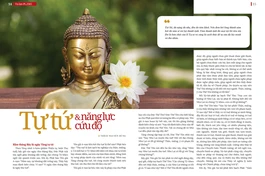 Thiết kế bài trên giai phẩm Báo Giác Ngộ Vu lan PL.2565 (2021)