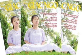 Bìa 1 Báo Giác Ngộ số 1120 - 1121 - Mỹ thuật: Tống Viết Diễn