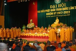 Đại hội Đại biểu Phật giáo toàn quốc nhiệm kỳ 2017-2022 - Ảnh: Bảo Toàn/BGN