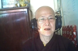 Hòa thượng Thích Chơn Không chủ trì buổi họp trực tuyến của Ban Hướng dẫn Phật tử TP.HCM 