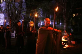 "Đêm hội hoa đăng" được tổ chức tại cung Trúc Lâm, thuộc danh thắng Yên Tử 