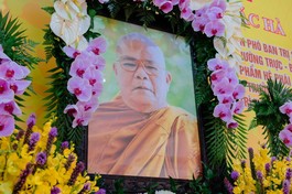 Chân dung Trưởng lão Hòa thượng Thích Giác Hà - Ảnh: Đăng Huy