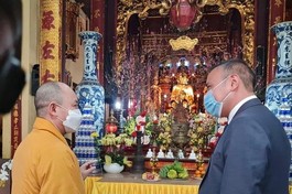 Phó Đại sứ Cộng hoà Kazakhstan thăm GHPGVN 