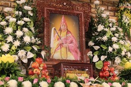 Chân dung Trưởng lão Hòa thượng Thích Lương Phương tại Giác linh đường