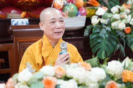 Hòa thượng Thích Bảo Nghiêm, Phó Chủ tịch Hội đồng Trị sự, Trưởng ban Hoằng pháp Trung ương GHPGVN - Ảnh: Diệu Tường