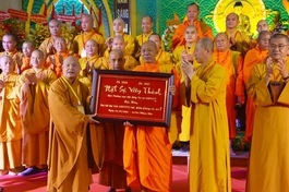 Hòa thượng Thích Thiện Nhơn, Chủ tịch Hội đồng Trị sự chúc mừng tân Ban Trị sự GHPGVN tỉnh Kiên Giang khóa X, nhiệm kỳ 2022-2027