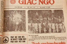 Sự kiện thành lập GHPGVN TP.HCM được ghi nhận sinh động trên Báo Giác Ngộ