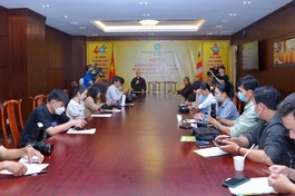 Quang cảnh buổi họp báo tại Việt Nam Quốc Tự