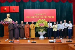 [Video] Lãnh đạo TP.HCM tiếp thân mật chư vị giáo phẩm lãnh đạo Giáo hội