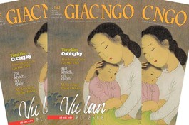 Bìa giai phẩm Giác Ngộ Vu lan PL.2566 (2022)