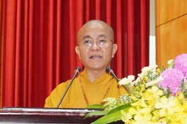 Thượng tọa Thích Quảng Hiền, tân Trưởng ban Trị sự GHPGVN tỉnh Đắk Nông nhiệm kỳ 2022-2027