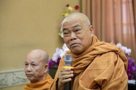 Hòa thượng Viện trưởng Thích Giác Toàn phát biểu chỉ đạo