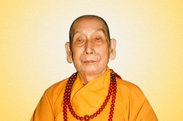 Chân dung Đức Đệ nhất Pháp chủ GHPGVN - Ảnh: Tư liệu Báo Giác Ngộ