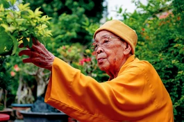 Đại lão Hòa thượng Thích Hiển Tu, 103 tuổi - Ảnh: Đăng Huy