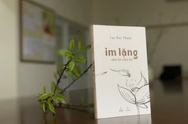 "Im lặng như lời chia tay" - sách mới của GS.Cao Huy Thuần - Ảnh: HĐ