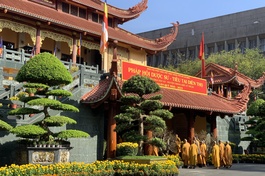 Việt Nam Quốc Tự sáng 30 Tết (21-1-2023) - Ảnh: Xuân Nhật/BGN