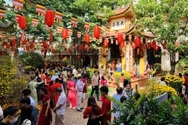 Chùa Phúc Lâm - TP.Biên Hòa trong ngày Tết (ảnh của TT.Thích Minh Trí)