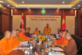 Hòa thượng Thích Gia Quang, Phó Chủ tịch Hội đồng Trị sự kiêm Trưởng ban Thông tin - Truyền thông TƯGH phát biểu khai mạc