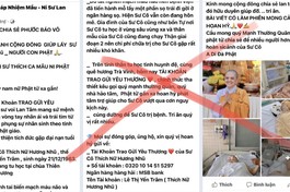 Thông tin bịa đặt Ni sư Hương Nhũ bị... tai biến và cần tiền chữa bệnh, lại tràn lan trên mạng xã hội