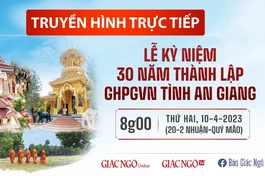 [TRỰC TIẾP] Lễ kỷ niệm 30 năm thành lập Ban Trị sự GHPGVN tỉnh An Giang