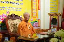 [Video] Đức Pháp chủ GHPGVN làm Hòa thượng Đường đầu Đại giới đàn Trí Hải (tỉnh Nam Định)