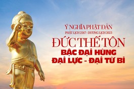 Ý nghĩa Phật đản Phật lịch 2567 - Dương lịch 2023: Đức Thế Tôn - Bậc Đại hùng, Đại lực, Đại từ bi