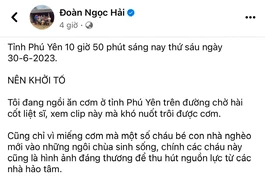 Tài khoản Facebook "người của công chúng" Đoàn Ngọc Hải rút nội dung “Nên khởi tố”