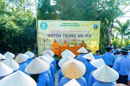 Trại huấn luyện huynh trưởng cấp II Huyền Trang khóa VII do Gia đình Phật tử tỉnh tổ chức