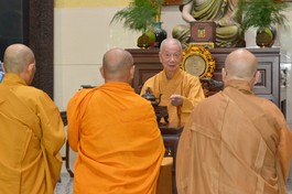 [Video] Đức Pháp chủ GHPGVN huấn thị về Phật giáo Cà Mau: Lấy lập trường Giáo hội để xử lý