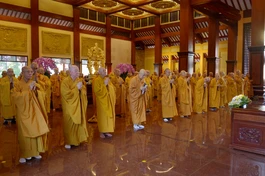 [Video] Chư Tăng TP.HCM tác pháp Tự tứ, khánh tuế Đức Pháp chủ và chư vị Trưởng lão 