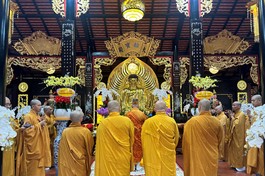 Lễ thỉnh Phật an vị tại chánh điện chùa Bảo Tâm - Bến Tre