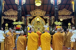 Lễ thỉnh Phật an vị tại chánh điện chùa Bảo Tâm - Bến Tre