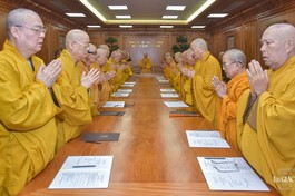 [Video] Phiên họp của Ban Thường trực Hội đồng Chứng minh GHPGVN tại Việt Nam Quốc Tự