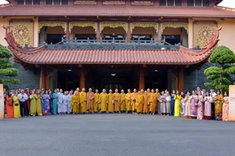 Hội nghị tổng kết hoạt động năm 2023 và triển khai phương hướng năm 2024 của Ban Thông tin - Truyền thông GHPGVN TP.HCM tổ chức tại Việt Nam Quốc Tự chiều 13-1-2024 - Ảnh: Bảo Toàn/BGN