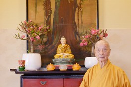 Đức Pháp chủ GHPGVN - Đại lão Hòa thượng Thích Trí Quảng