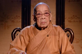 Chân dung Trưởng lão Hòa thượng Thích Hiển Tu, Phó Pháp chủ Hội đồng Chứng minh GHPGVN - Ảnh: Đăng Huy