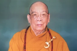 Trưởng lão Hòa thượng Thích Hiển Tu, đại thọ 104 tuổi với 83 hạ lạp - Ảnh: Đăng Huy