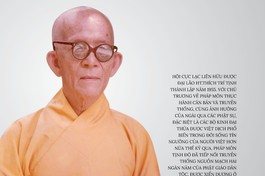Đại lão Hòa thượng Thích Trí Tịnh (1917-2014) là vị sáng lập, đồng thời là Liên trưởng của Hội Cực lạc Liên hữu từ năm 1955, tác giả của Đường về Cực Lạc (2 tập) và là dịch giả của nhiều bộ kinh điển Đại thừa - Ảnh: Tư liệu Vạn Đức