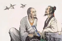 Tô Đông Pha và Thiền sư Phật Ấn - Tranh Phật giáo Trung Quốc