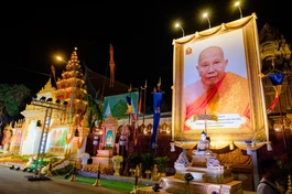 Tôn dung Đức Tăng vương Phật giáo Campuchia - Đại lão Hòa thượng Tep Vong - Ảnh: Đăng Huy